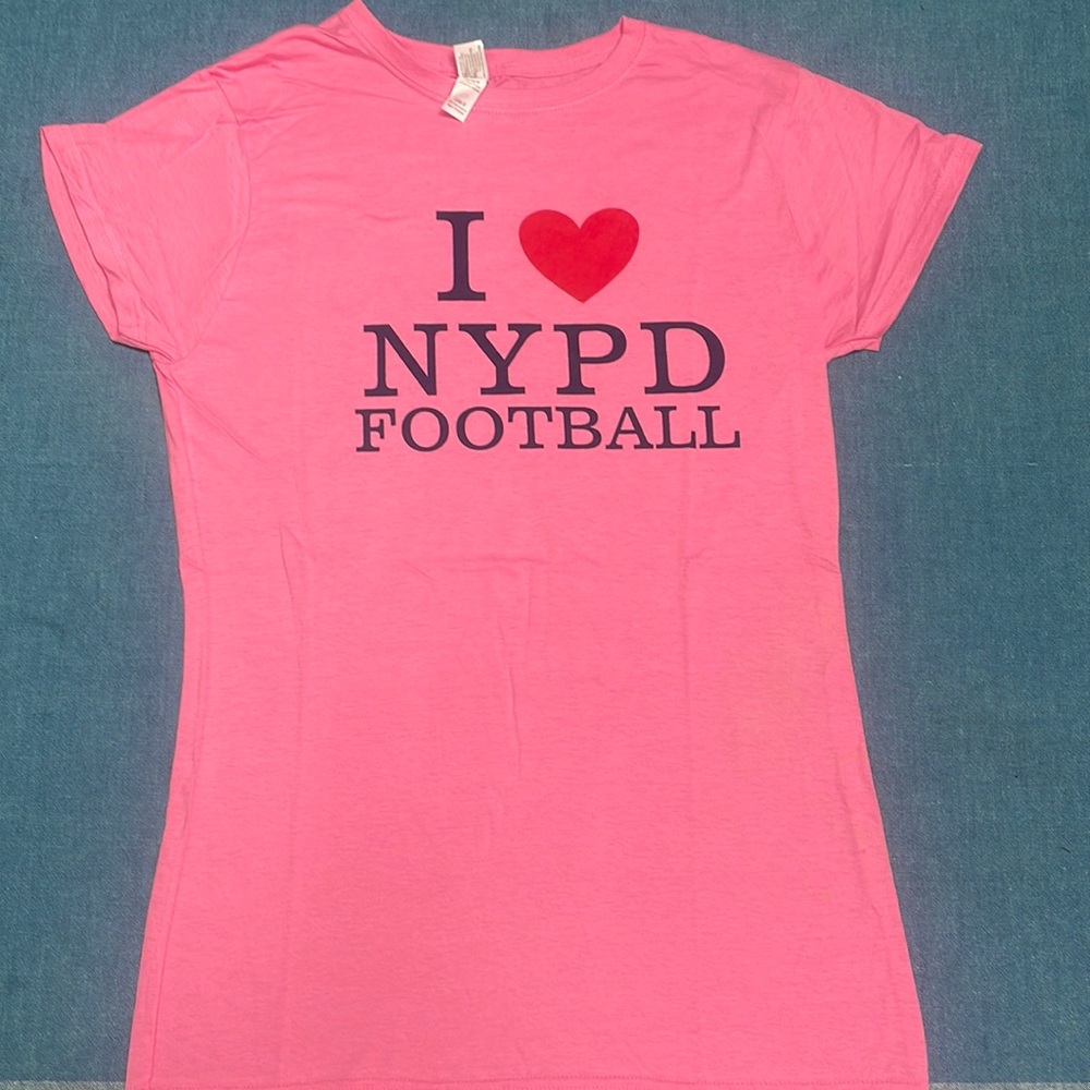 I ❤️NYPD FOOTBALL womens t-shirt